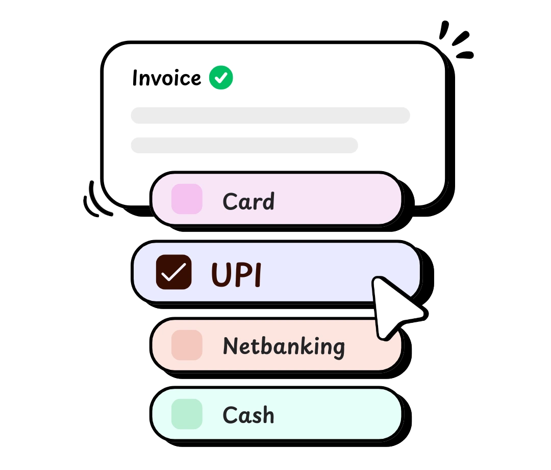 Record payments effortlessly