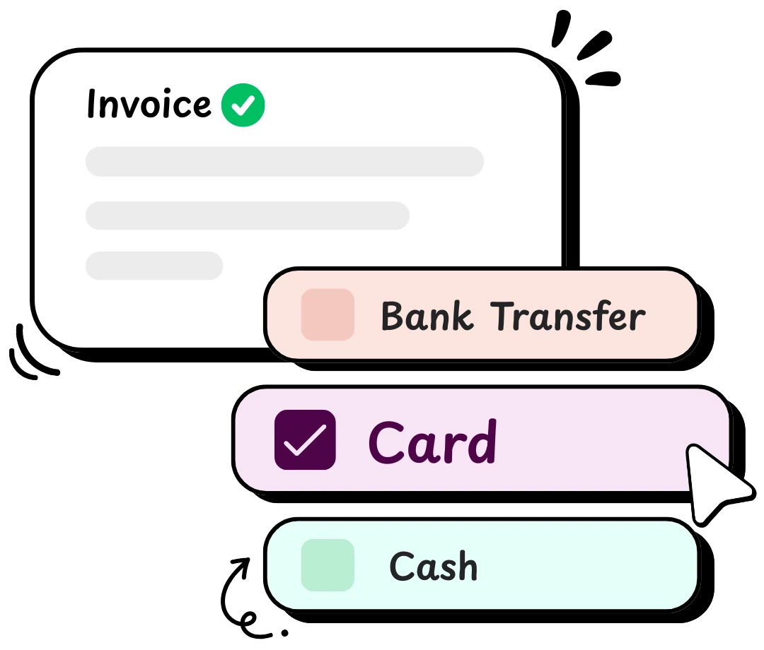 Record payments effortlessly